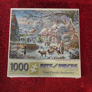 Country Winter Bits Puzzle - 1000 Pieces